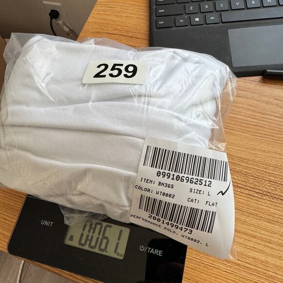 J.Crew Performance Polo Shirt Mens L White Pullover Coolmax Short Sleeve Stretch - Picture 7 of 7